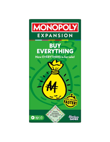 Monopoly Compra Todo Hasbro Expansión Juego Rápido 2-6 Jugadores