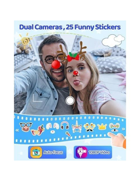 KOKODI Teléfono Inteligente para Niños con Doble Cámara KOKODI Teléfono Inteligente para Niños con Doble Cámara