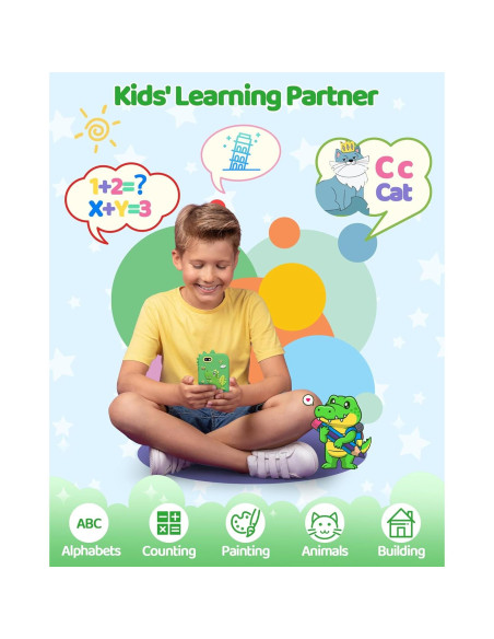 KOKODI Teléfono Inteligente Verde para Niños 3-10 Años KOKODI Teléfono Inteligente Verde para Niños 3-10 Años