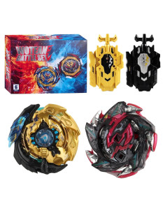 Conjunto de peonzas Bey Burst Turbo B113+B85 con lanzador