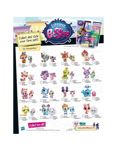 Littlest Pet Shop Ciervo y Conejo - Juguete Coleccionable