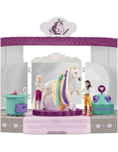 Salón de Belleza de Caballos Schleich 99 Piezas Accesorios