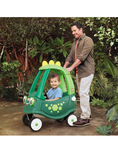 Little Tikes Cozy Coupe Dino Verde Grande para Niños