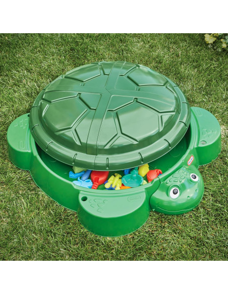 Caja de arena Tortuga Little Tikes para niños 1-6 años Caja de arena Tortuga Little Tikes para niños 1-6 años