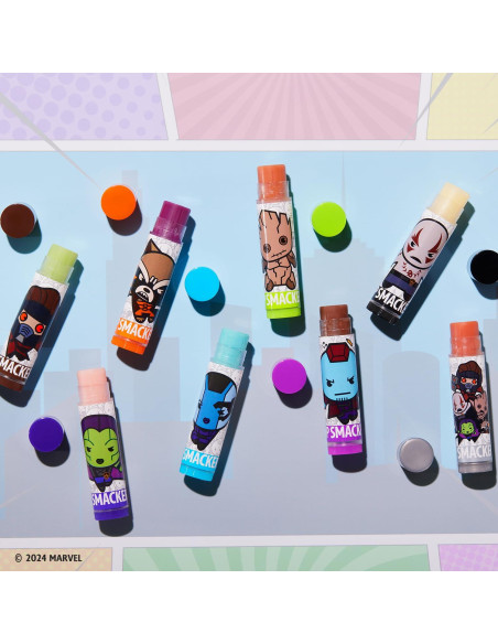Bálsamo Labial Lip Smacker Guardianes de la Galaxia - 8 Piezas Bálsamo Labial Lip Smacker Guardianes de la Galaxia - 8 Piezas