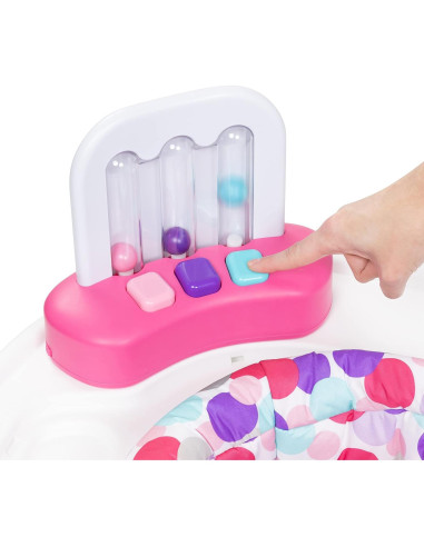 Centro de Actividad Baby Trend Bounce N' Play 3-en-1 Rosa