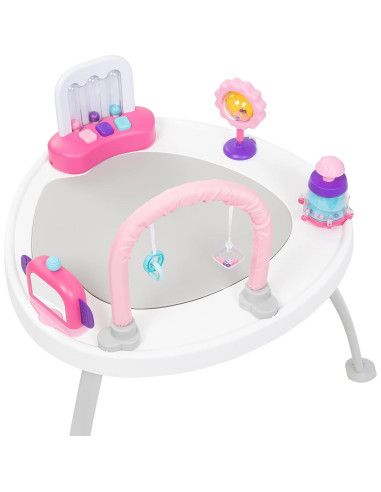 Centro de Actividad Baby Trend Bounce N' Play 3-en-1 Rosa
