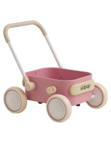 Carrito de Empuje PULA Rosa para Bebés 6-12 Meses