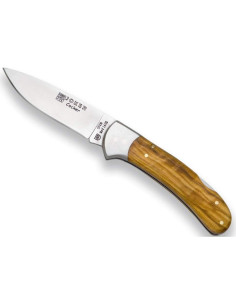 Cuchillo Plegable de Caza Joker Cocker, Mango de Olivo, Hoja 9 cm 2