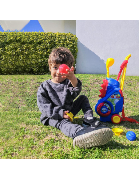 Conjunto de Golf para Niños Liberry con Carrito y Accesorios Conjunto de Golf para Niños Liberry con Carrito y Accesorios