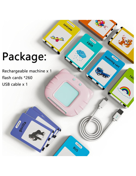 Juguete de Aprendizaje Lapare 520 Tarjetas Visuales para Niños Juguete de Aprendizaje Lapare 520 Tarjetas Visuales para Niños