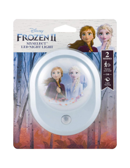 Luz Nocturna LED Disney Frozen II Anna y Elsa con Sensor Luz Nocturna LED Disney Frozen II Anna y Elsa con Sensor
