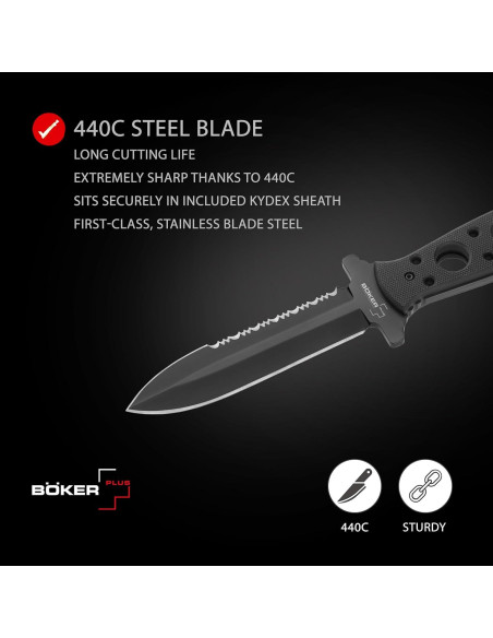 Cuchillo Boker Plus Steelmariner 20.32 cm Acero Inoxidable Cuchillo Boker Plus Steelmariner 20.32 cm Acero Inoxidable