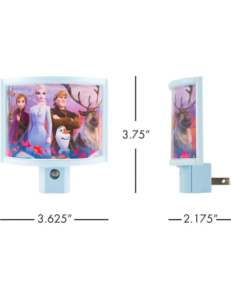 Luz Nocturna LED Disney Frozen 2 Sombra Azul 46276 Luz Nocturna LED Disney Frozen 2 Sombra Azul 46276