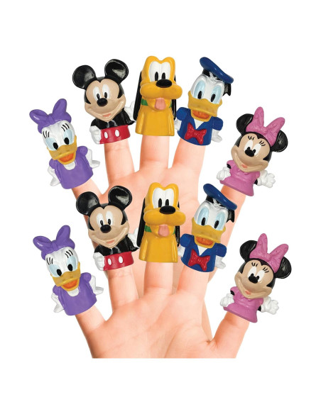 Marionetas de Dedo Disney Mickey Mouse 10 Piezas Educativas Marionetas de Dedo Disney Mickey Mouse 10 Piezas Educativas