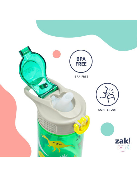 Botella de Agua Barbie Zak Sage 473ml con Popote y Asa Botella de Agua Barbie Zak Sage 473ml con Popote y Asa