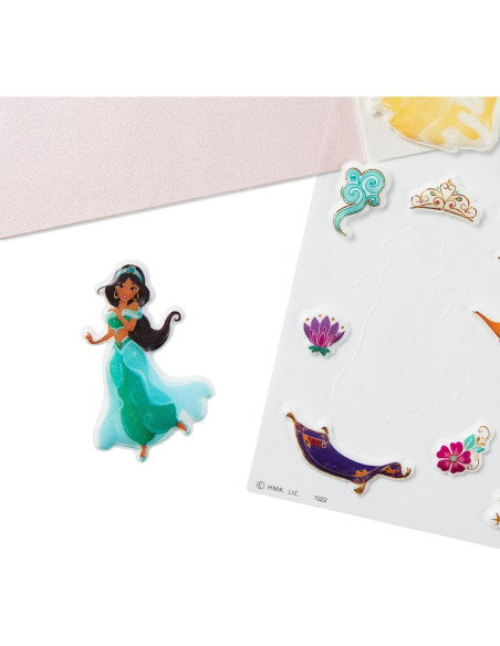 Tarjeta de Cumpleaños Hallmark Disney Princesas con Stickers Tarjeta de Cumpleaños Hallmark Disney Princesas con Stickers