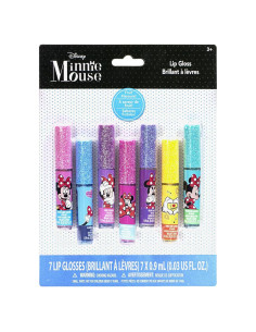 Set de Brillo Labial Minnie Mouse 7 Piezas para Niñas