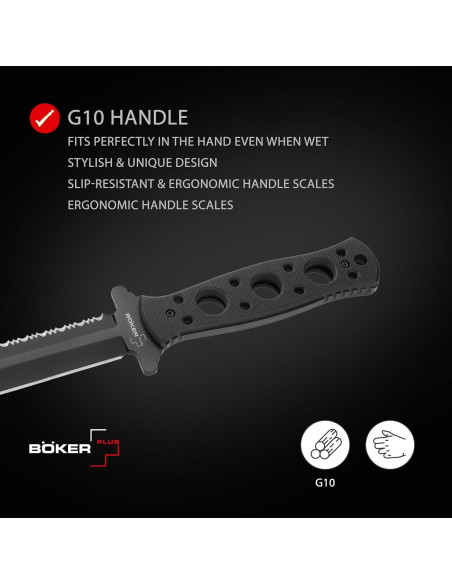 Cuchillo Boker Plus Steelmariner 20.32 cm Acero Inoxidable Cuchillo Boker Plus Steelmariner 20.32 cm Acero Inoxidable