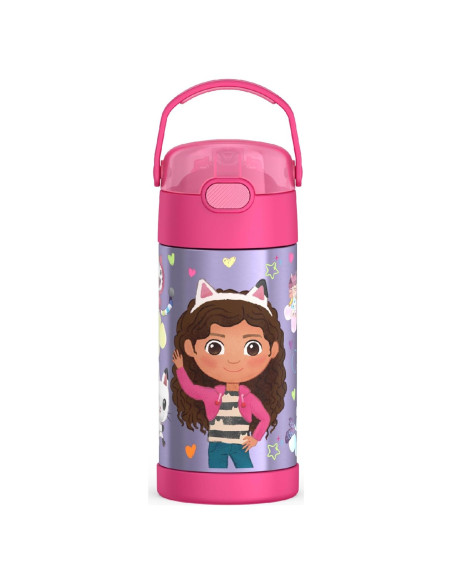 Botella de Agua THERMOS FUNtainer 354 ml con Pajita - Gabby's Dollhouse Botella de Agua THERMOS FUNtainer 354 ml con Pajita - Gabby's Dollhouse