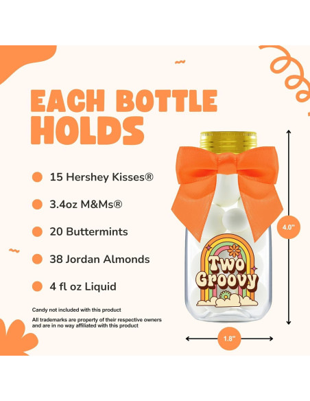 Paquete de 12 Tarros de Dulces Ethisa Dos Groovy 118ml Paquete de 12 Tarros de Dulces Ethisa Dos Groovy 118ml