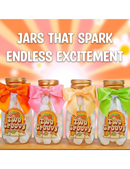 Paquete de 12 Tarros de Dulces Ethisa Dos Groovy 118ml Paquete de 12 Tarros de Dulces Ethisa Dos Groovy 118ml