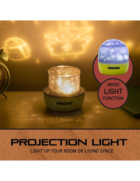 Luz Nocturna Grogu Paladone 12.2 cm Star Wars LED Luz Nocturna Grogu Paladone 12.2 cm Star Wars LED