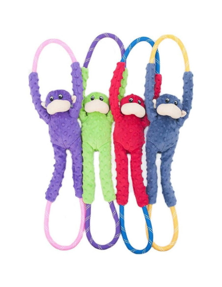 ZippyPaws Juguete para Perros Monkey RopeTugz Azul 71 cm ZippyPaws Juguete para Perros Monkey RopeTugz Azul 71 cm