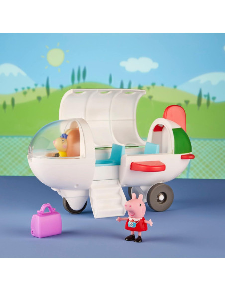 Avión Peppa Pig Air Peppa Juguete Preescolar con Ruedas Avión Peppa Pig Air Peppa Juguete Preescolar con Ruedas