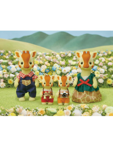 Familia de Jirafas Highbranch Calico Critters Set 4 Figuras