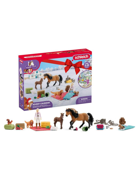 Calendario de Adviento Schleich Horse Club 2023 con 24 Juguetes Calendario de Adviento Schleich Horse Club 2023 con 24 Juguetes