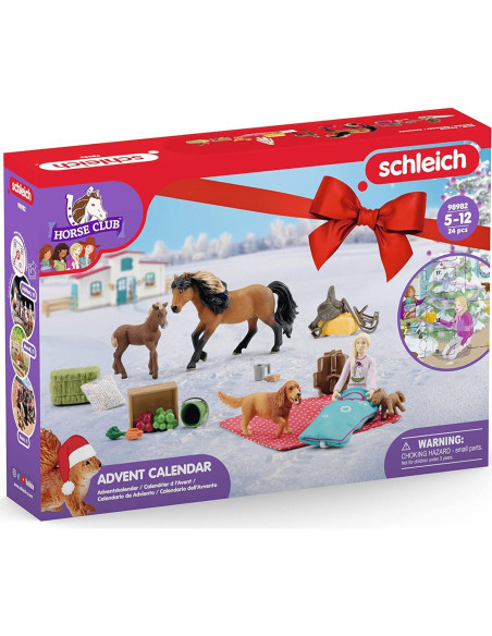 Calendario de Adviento Schleich Horse Club 2023 con 24 Juguetes Calendario de Adviento Schleich Horse Club 2023 con 24 Juguetes