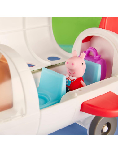 Avión Peppa Pig Hasbro Juguete Preescolar con Ruedas