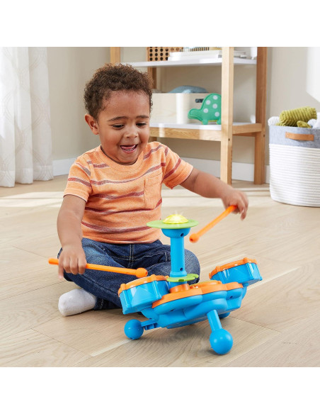 Set de Batería KidiBeats VTech Naranja 4 tambores y 9 melodías Set de Batería KidiBeats VTech Naranja 4 tambores y 9 melodías