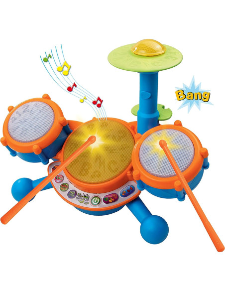 Set de Batería KidiBeats VTech para Niños 2-5 Años Set de Batería KidiBeats VTech para Niños 2-5 Años
