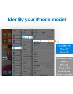 Protector de Pantalla JETech Vidrio Templado para iPhone 11/XR 6.1" 2