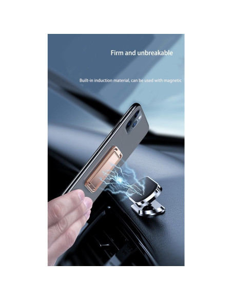 Soporte de Dedo Ajustable 360 DPWZTIA para Teléfono - Dorado Rosa Soporte de Dedo Ajustable 360 DPWZTIA para Teléfono - Dorado Rosa