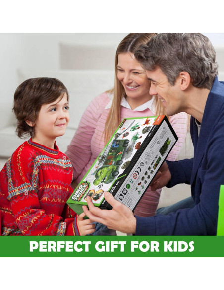 Camión de Juguete Hatisan T-rex con 8 Dinosaurios y Rampa Camión de Juguete Hatisan T-rex con 8 Dinosaurios y Rampa