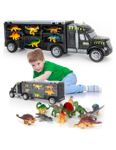 MOBIUS Camión Transportador de Dinosaurios - 12 Figuras