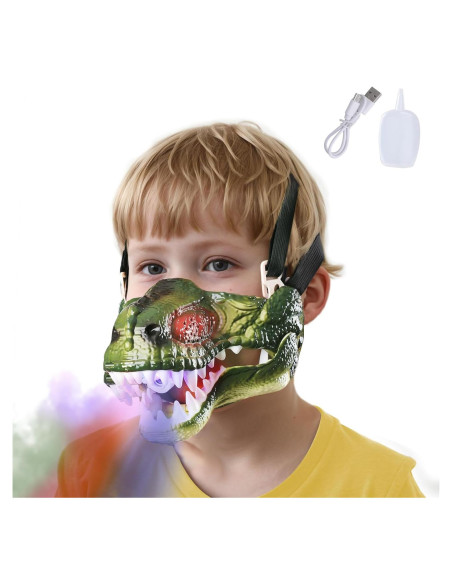Máscara de Dinosaurio Johehe con Sonido y Luz para Niños Máscara de Dinosaurio Johehe con Sonido y Luz para Niños