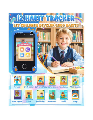 Teléfono Inteligente para Niños Gothwick Azul 2.8" Táctil
