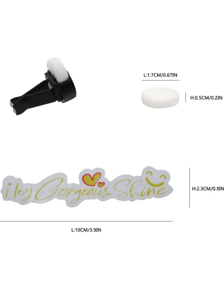 30 Almohadillas de Fieltro para Ambientador de Coche ORIESSE 30 Almohadillas de Fieltro para Ambientador de Coche ORIESSE