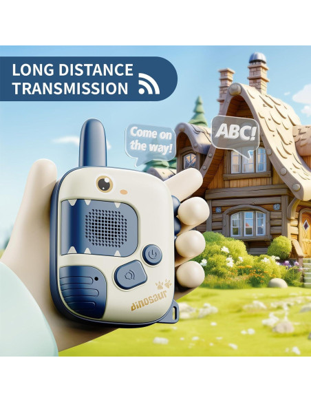 Walkie Talkies Dinosaurio HONGID para Niños 2 Piezas Walkie Talkies Dinosaurio HONGID para Niños 2 Piezas