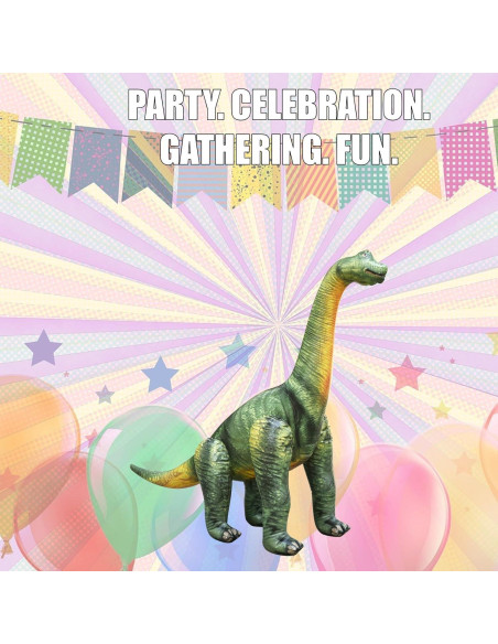 Jet Creations Dinosaurio Inflable Brachiosaurus 91 cm Verde Jet Creations Dinosaurio Inflable Brachiosaurus 91 cm Verde
