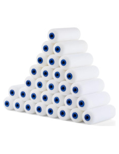 Fundas de Rodillo de Pintura Bates 4" - Paquete de 30 Unidades
