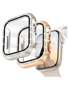 Funda Brillante JR.DM con Protector para Apple Watch 40mm