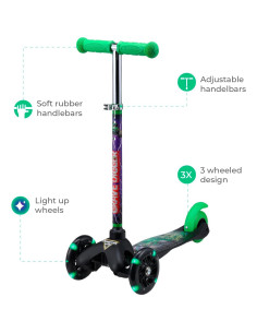 Scooter Autobalanceado Voyager Monster Jam 3 Ruedas Iluminadas 2