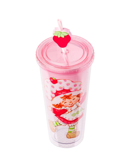 Vaso Frío de Plástico Silver Buffalo 24oz Fresa Shortcake Vaso Frío de Plástico Silver Buffalo 24oz Fresa Shortcake