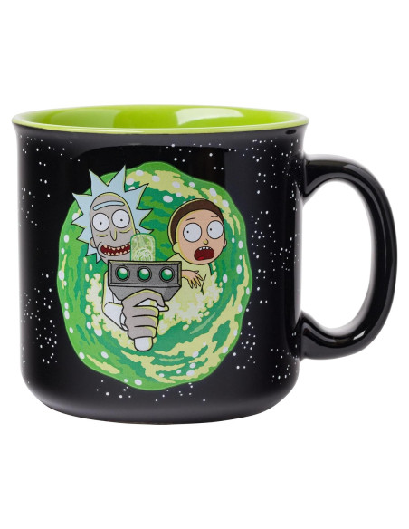 Taza de cerámica Silver Buffalo Rick y Morty 591 ml Taza de cerámica Silver Buffalo Rick y Morty 591 ml