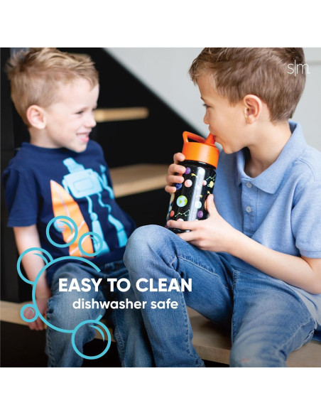 Botella de Agua Simple Modern Kids 414ml Aislada Espacio Blippi Botella de Agua Simple Modern Kids 414ml Aislada Espacio Blippi